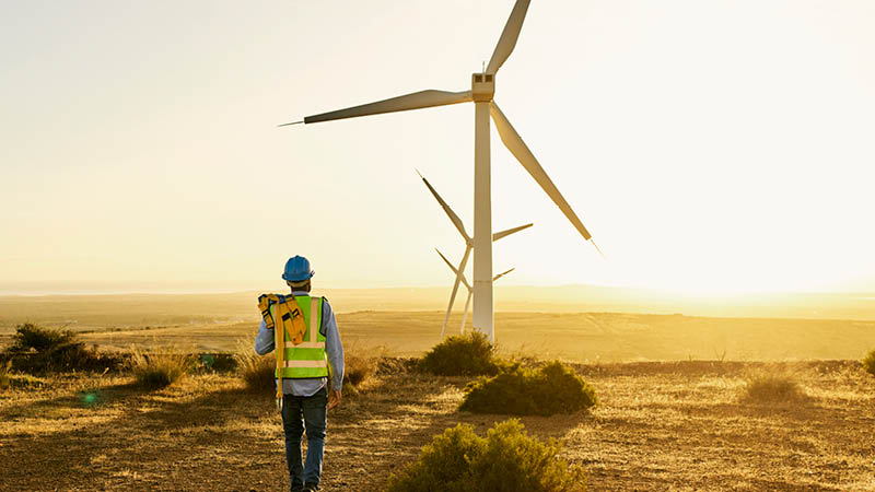 image of energy wind turbine